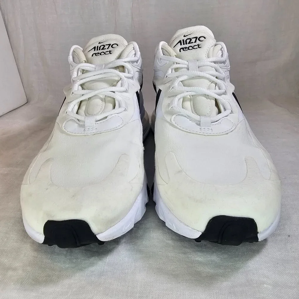 Nike Air Max 270 React Lightweight Sneaker US 10 CI3899-101 - Picture 5 of 10